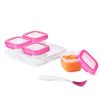 OXO TOT סט קופסאות אוכל לאחסון והקפאה - ורוד-51738