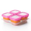 OXO TOT סט קופסאות אוכל לאחסון והקפאה - ורוד-51739