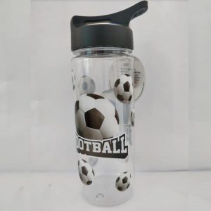 בקבוק שתייה שקוף- כדורגל-0