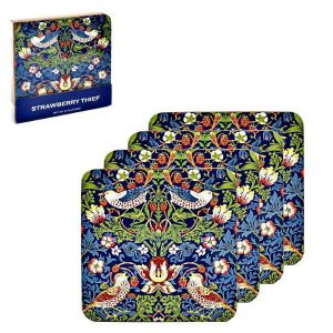 מארז תחתיות כוסות ויליאם מוריס - Strawberry Thief-0
