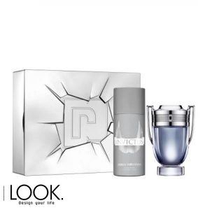 P.RABANNE INVICTUS EDT+DEO SPR בושם + דאודורנט-0