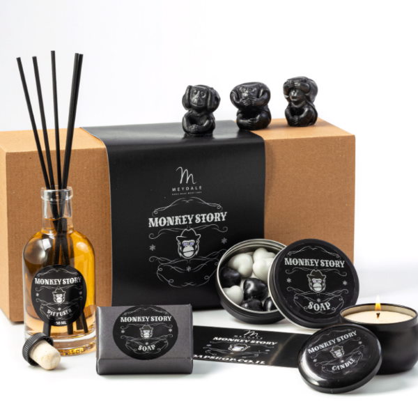 מארז מפנק לגבר- Monkey Story-0