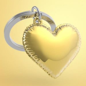 מחזיק מפתחות Party Balloon Heart-0