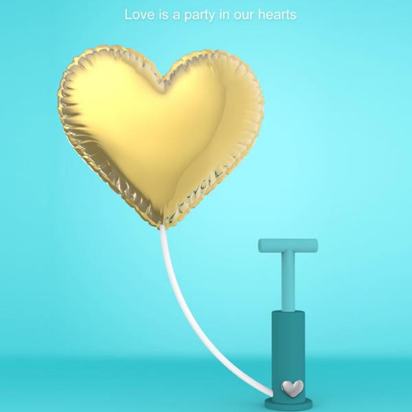 מחזיק מפתחות Party Balloon Heart-52930
