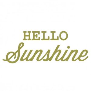 מדבקות קיר - Hello Sunshine-0