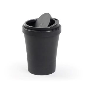 QUALY מיני פח בעיצוב כוס קפה - The Black-0