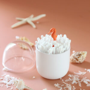 מיכל למקלוני אוזניים סוסון ים - QUALY