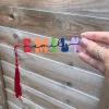 1 יחידה סימניית PMMA מותאמת אישית - שם וטקסט מחורט, עיצוב תלייה עם סגנון זורם, DIY, מחורט בלייזר, אידיאלי ל... - תמונה 4