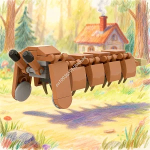 114 יחידות MOC Balhuticaris Voltae Dumbo Shrimp Icons מודל בניית קוביות אדריכלות צעצועים מתנות לחג המולד חינוך לבנים ילדים