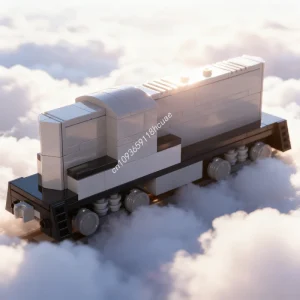 114 יחידות MOC Freestyle EMD GP 7 מודל לוקומוטיבה צעצוע בנייה מתנת חג המולד בניית קוביות DIY רעיון יצירתי חינוך