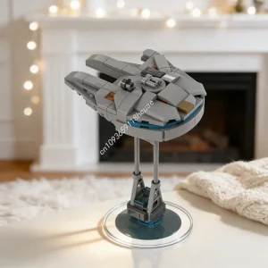 114 יחידות MOC Star Battle Mini Falcon מודל צעצועי בנייה בלוקים אדריכלות מתנת חג המולד להרכבה DIY חינוך רעיון יצירתי