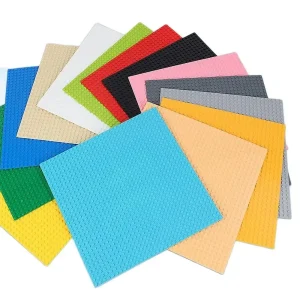 32 x32 16 x16 נקודות סגנונות הרכבה מפלסטיק בלוקים בסיס דמויות צעצועים קלאסיות עיר צעצועים קלאסיות בניין צלחות לילדים מתנה