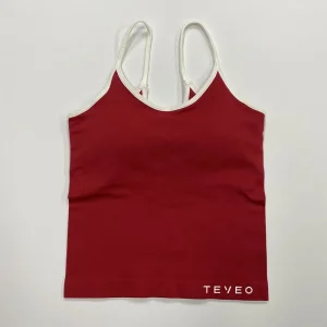 TEVEO - מכנסי יוגה ללא קוטור לנשים, אוסף ג'ילט ספורט עם שרוולים ומעיל ספיגת שדיים