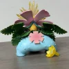 בובת אנימה פוקימון חדשה בעלת דמות Gk Bulbasaur Ivysaur Venusaur, מודל קולקטיבי לד PVC לקישוט פעולה, צעצועי ... - תמונה 6