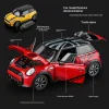 דגם רכב BMW 1:18 מיני קופר S מקורי ברישיון, יציקת מתכת, דלתות נפתחות, פריט אספנות, אביזר לצילום לאספנים - תמונה 2