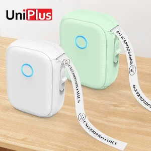 מדפסת תוויות ללא דיו P12 מדפסת ניידת מיני בלוטות' מדפסת תרמית אלחוטית מכונת חיתוך אוטומטית לתוויות או 5 גלגלי תוויות