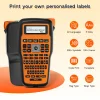 מדפסת תוויות ניידת E1000 PRO 203dpi תואמת למכונת תוויות Brother TZe231 HSE231 FX231 6-12mm תעשייתית - תמונה 2