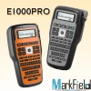 מדפסת תוויות ניידת E1000 PRO 203dpi תואמת למכונת תוויות Brother TZe231 HSE231 FX231 6-12mm תעשייתית