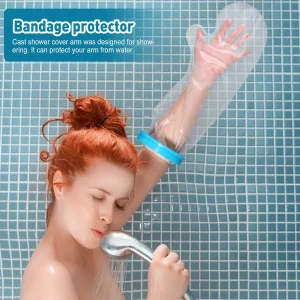 מכסה זרוע עמיד למים להגנה על פצעים לילדים ומבוגרים במקלחת ובאמבטיה, בטוח ונוח