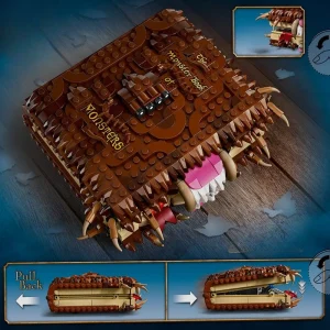 סט בניית מודלים של ספר המפלצות Chomping Monster Book of Monsters 76449 תואם לחלקיקים של Lego מתאים למתנות לחג המולד