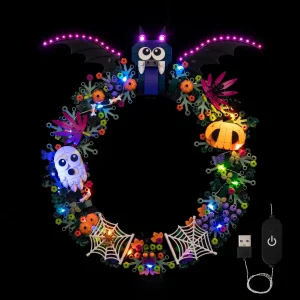 סט תאורה LED מתאים לזר הלווין של LEGO 40825 מתנה לתאורה (לא כולל קוביות בנייה)