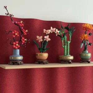 סטים לבניית אוסף בוטני 10368 10369 10344 10343 תואמים לחלקיקים של לגו מתאימים למתנות לחג המולד