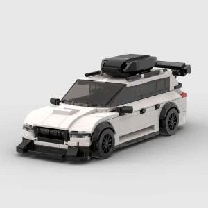 ערים ספורט אוקטביה RS Estate רכב דריפט MOC ערכת בניית קוביות רכב סופרקאר מירוץ דרך צעצוע חינוכי לילדים