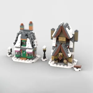 צעצועי בנייה MOC דגם בית מיני פיגורין יצירתי צעצוע הרכבה מתאים לכל האוהדים כמתנה לחג עבור כריס