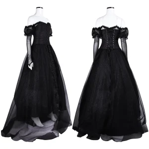 תחפושת נשים כהה בסגנון סרט להתחפשות להלווין קרנבל גותי