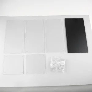 תיבת תצוגה לבניית קוביות אקריליות, תיבת אחסון לשולחן, מכסה אבק לדגם רכב מתאים לדגם רכב בגודל 1:32/1:14