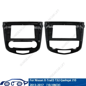10.1 אינץ 'עבור NISSAN Qashqai Xtrail 2015-2019 מסגרת פאשיה לרדיו לרכב סטריאו יחידת ראש מסך אנדרואיד GPS MP5 Player Dash Cover P