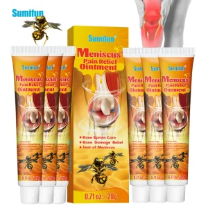 קרם להקלה על כאבים בברכיים, מפרקים ושרירים Sumifun Bee Venom, 5 יחידות