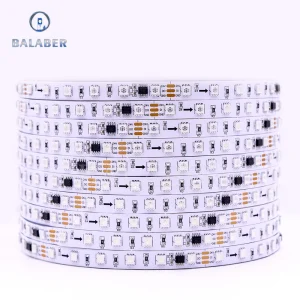 סטריפ LED שמשנה צבע DC24V, דגם WS2811, פונקציית תכנות חכמה. תאורת סביבה מבריקה מתאימה לברים, KTVs