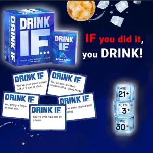 ערכת קלפים חריפים לגיל 18+ עם שאלות מסוכנות משחק שתייה לילה משחק גלידה למבוגרים מתנה