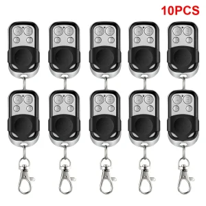 1/5/10 יחידות 433.92MHZ שלט מרחוק לשכפול למידת קוד מפתח אוניברסלי דלת גראז' גלגלת