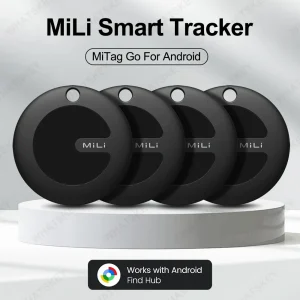 1-4 יחידות MiLi Mitag Go GPS Tracker מוצא אנדרואיד תואם את Google Find My (רק אנדרואיד) מוצא מפתחות כרטיסי אשראי חכם
