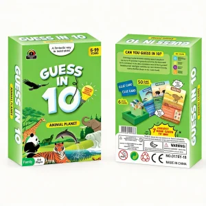 GUESS IN 10 - משחק טריוויה של Animal Planet, שאל שאלות חכמות כדי לנחש חיות, כיף משפחתי לגילאי 6-99