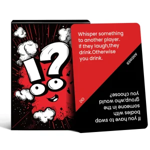 כרטיסי אינטראקציה מצחיקים למתיחות |   משחק קלפי עונשין לשתייה, פורץ קרח למסיבות וכלי משחק חברתי