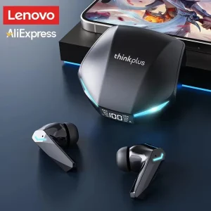 אוזניות אלחוטיות Lenovo XT53 החדשות עם שדרוג Bluetooth 5.4, תצוגה דיגיטלית LED, עמידות למים, נמיכות בטנסיות, אוזניות למשחקים