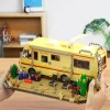 טכני Breaking Bad RV Adventure Camper Bus מודל רכב בניית קוביות מתאימות לרכב רכב להרכבה צעצועים עבור בנים א... - תמונה 6