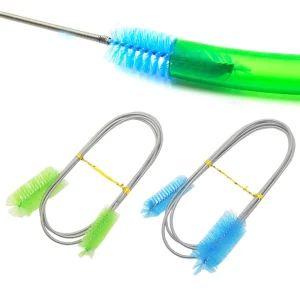 מברשת ניקוי לאקווריום עבור משאבת מסנן מים, צינור לילי, צינור אוויר, צינור נירוסטה, מברשת למיכל דגים, אביזרים למשאבת מים