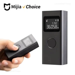 מד טווח לייזר חכם של Mijia, תואם לאפליקציית Mi Home, מד מרחק לייזר, מכשיר דיגיטלי