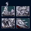 מודל קוביות בניית ספינת מלחמה MOC WW2 USS Missouri בסדרה הצבאית של חיל הים הצבאי של מלחמת העולם השנייה צעצו... - תמונה 6
