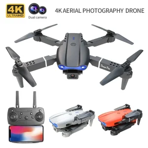 מיני מסוק מתקפל E99Pro RC עם 5G WiFi FPV 4K מצלמה כפולה HD עם תחזוקת גובה זווית רחבה מקצועי