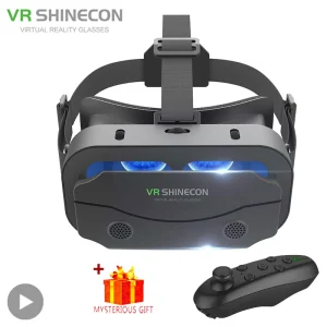 משקפי VR 3D Viar טלפון מציאות מדומה אוזניות קסדה מכשירים חכמים עדשות משקפיים לסמארטפונים מובייל משחק