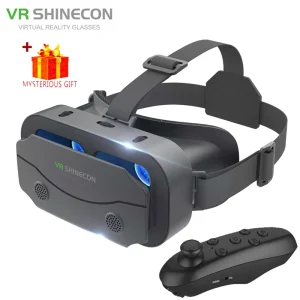 משקפי VR מציאות מדומה אוזניות מכשירי קסדה 3D עדשות משקפיים חכמים לסמארטפונים טלפון נייד משחק אביזר