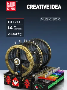 ערכת בניית קופסת מוזיקה טכנית Mould King 10170 למבוגרים צעצועים יצירתיים חינוכיים לילדים מתנות לחג המולד