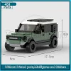 קוביות בנייה MOC Landed Rovered Defender 110 P400 מודל טכנולוגיית רכב SUV לרכבי מרוץ בשטח פאזלים צעצועים מתנות - תמונה 3