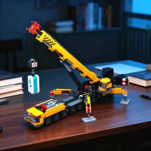 קוביות בנייה טכניות למכונית חפירה כבדה עיר משאית מודל הנדסי צעצועים מתנת יומולדת לילדים