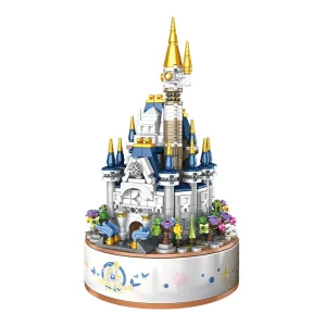 קופסת מוזיקה יצירתית בניית קוביות פארק כיף סיפור יער טירת בנייה מודל סטים צעצועים חינוכיים לילדים מתנות